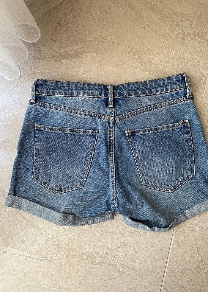 H&M kot şort - Görsel 2