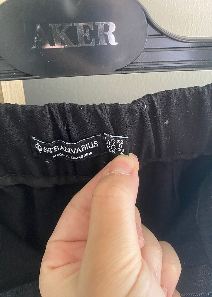 Stradivarius siyah kumaş pantolon - Görsel 2