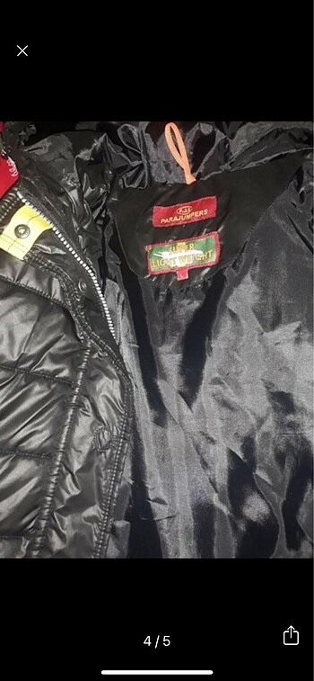 xl Beden siyah Renk Parajumpers uzun mont