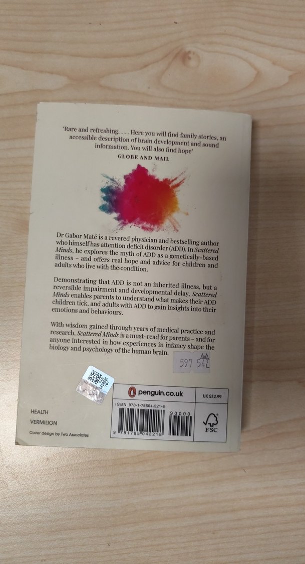 Gabor Maté - Scattered Minds Kitabı - Görsel 2
