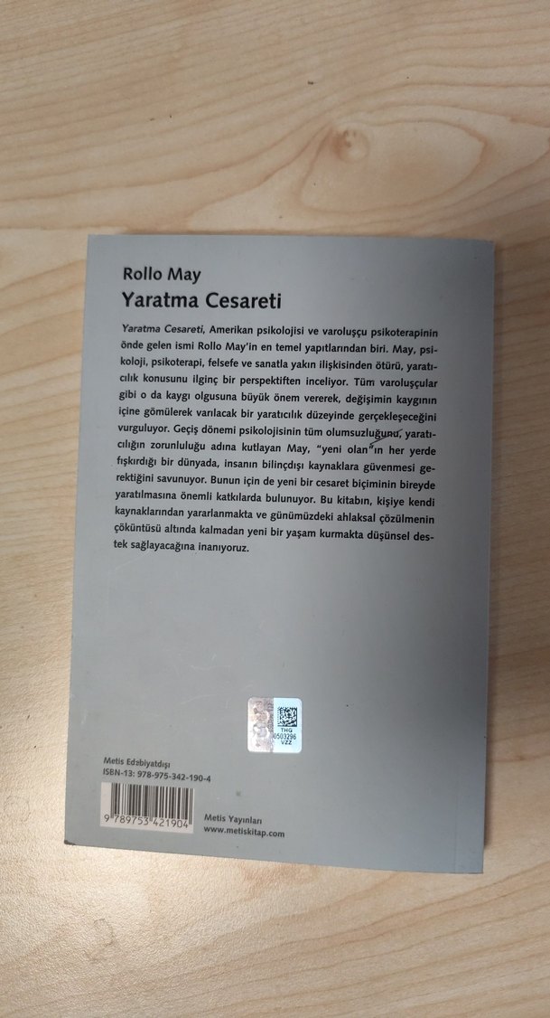 Yaratma Cesareti - Rollo May - Görsel 2