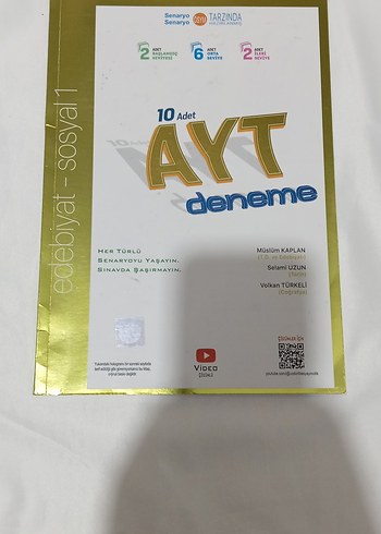 10 Adet AYT Deneme Sınavı Kitabı