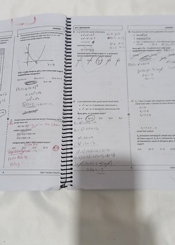 Matematik AYT Branş Denemeleri 15x40