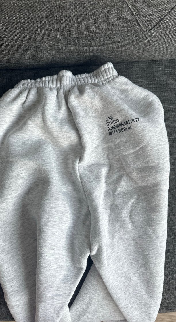 Gri Rahat Kesim Kadın Eşofman Altı - Görsel 3