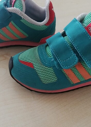 25 Beden turkuaz Renk Adidas 25 Numara Çoçuk Ayakkabı orjinal 