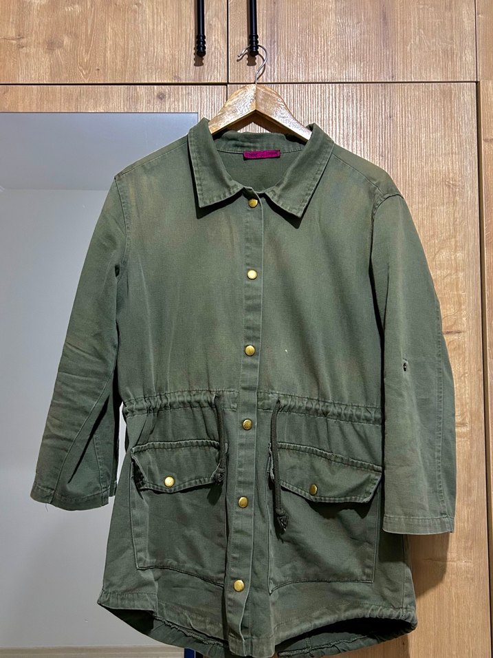 KIZILDERİ FİGÜRLÜ HAKİ CEKET - Görsel 2