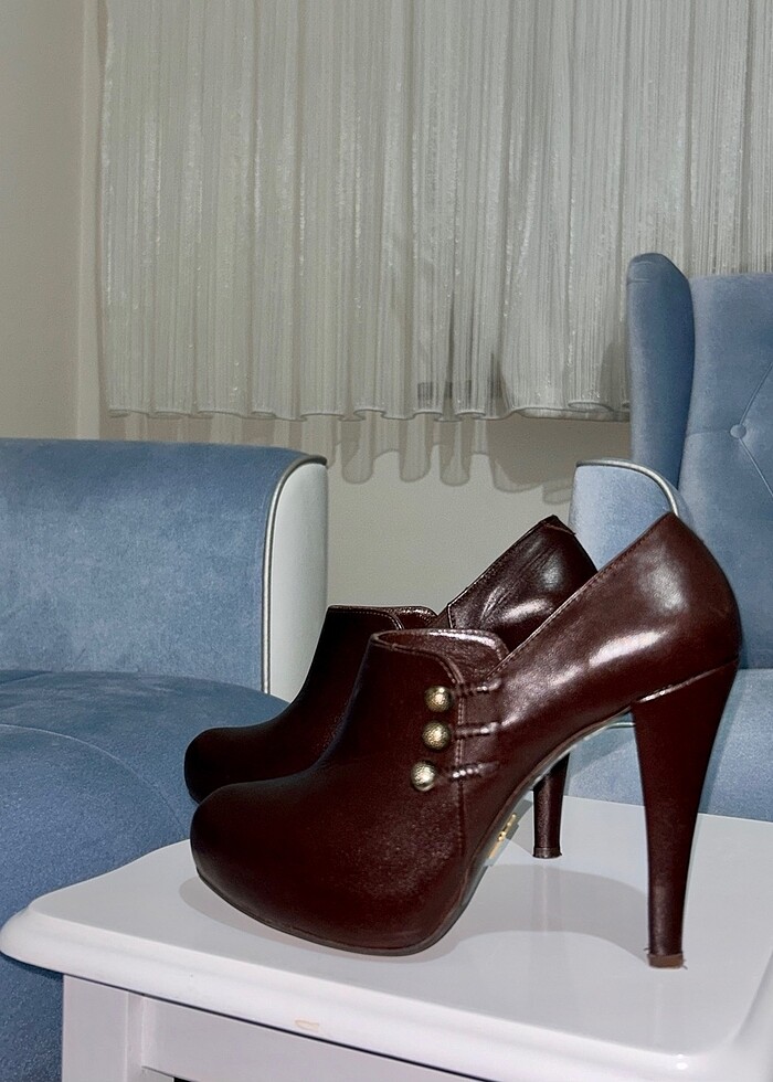 KEMAL TANCA DERİ TOPUKLU AYAKKABI - Görsel 3