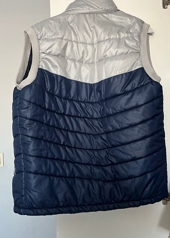 Nike Kadın Gri Lacivert Şişme Yelek - Görsel 4