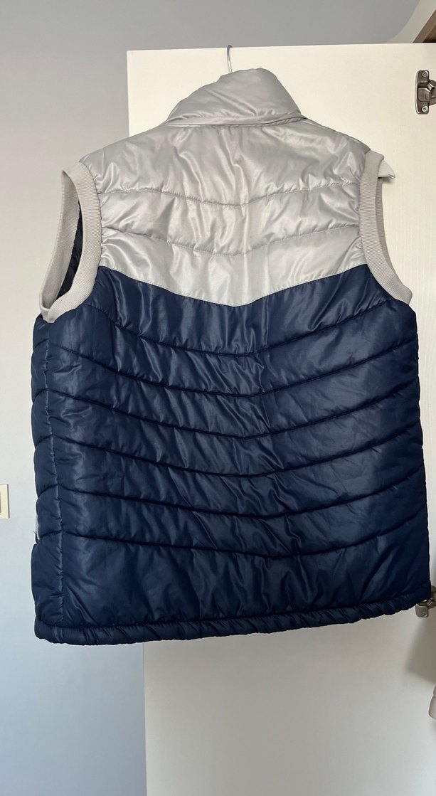 Nike Kadın Gri Lacivert Şişme Yelek - Görsel 4