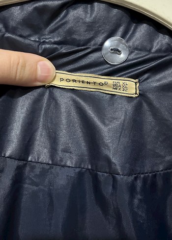 Fermuarlı Koyu Mavi Kadın Ceket - Görsel 3