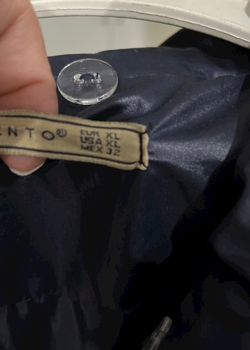 Fermuarlı Koyu Mavi Kadın Ceket - Görsel 5