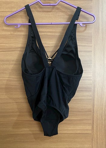 Tokalı Siyah Strappy Mayo - Görsel 3