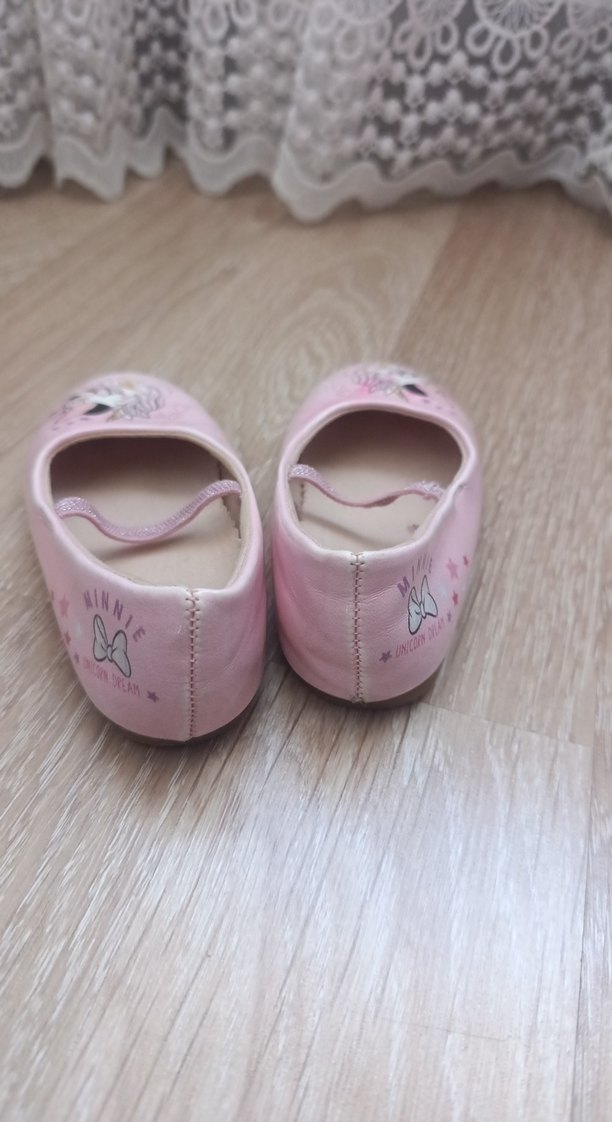 Kız Çocuk Pembe Baskılı Babet Ayakkabı - Görsel 2