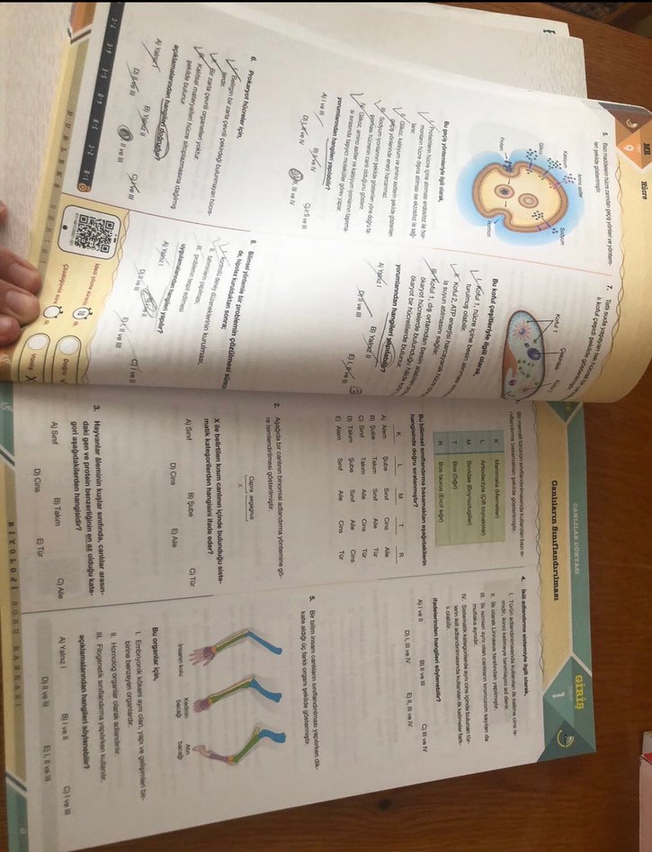 Kronometre Yayınları TYT-AYT Biyoloji Soru Bankası - Görsel 2