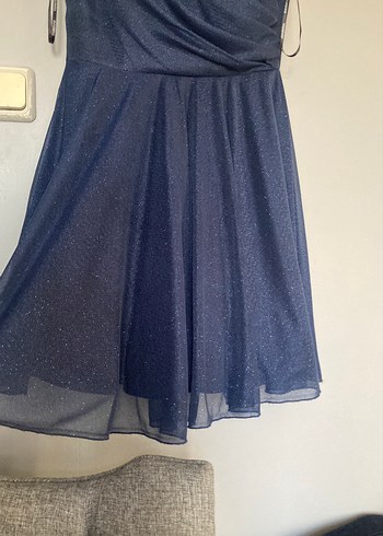 Laciveret V Yakalı Midi Elbisesi - Görsel 7