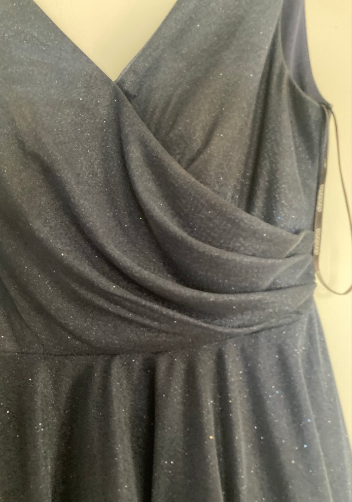 Laciveret V Yakalı Midi Elbisesi - Görsel 5