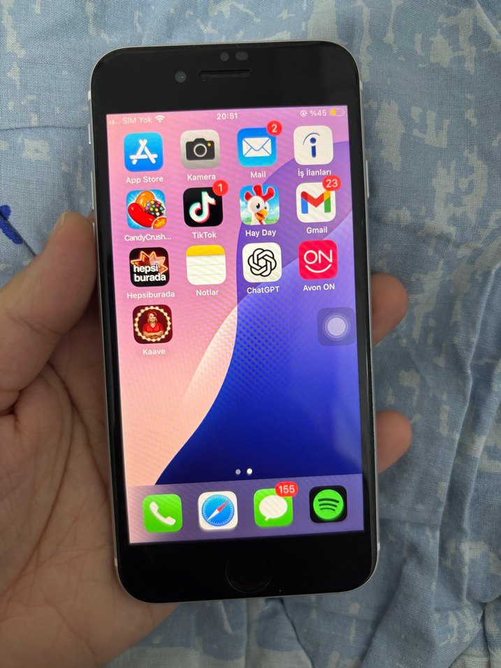 Kullanılmış iPhone Beyaz  Renk iPhone 2020 model - Görsel 2