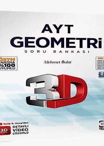 AYT Geometri 3D Soru Bankası - Mehmet Bolat
