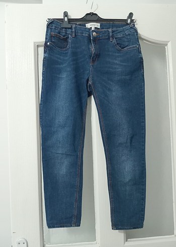 Kadın Mavi Denim Normal Boy Jean