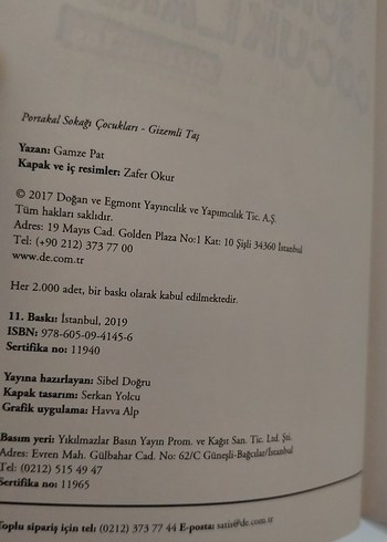Beden Renk Gamze Pat Portakal Sokağı Çocukları - Gizemli Taş