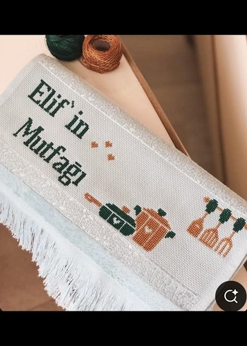 Mutfak havlusu kanaviçe