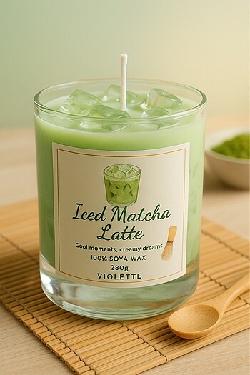 Iced matcha latte mum