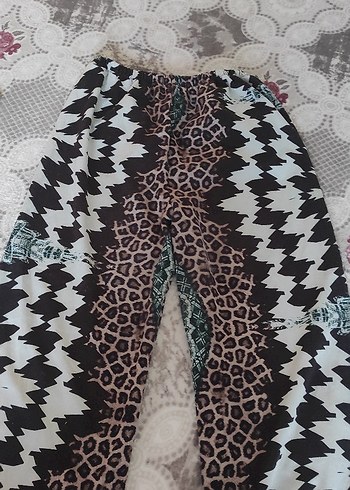 Diğer Dantel Detaylı Bohem Yılan Desenli Kadın Biçama