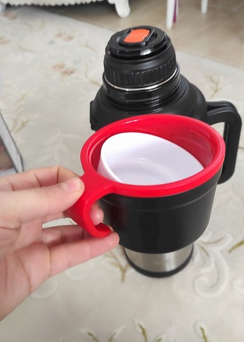 D.KADI Camel Renkli Vakumlu Termos 4000 ml - Görsel 5