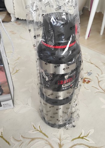 D.KADI Camel Renkli Vakumlu Termos 4000 ml - Görsel 2