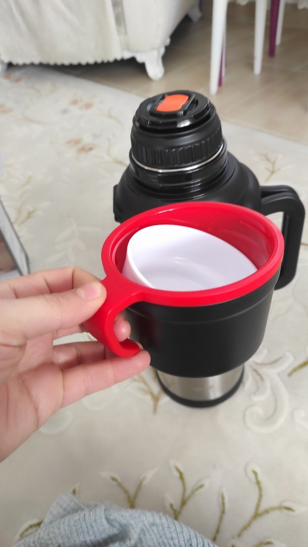 D.KADI Camel Renkli Vakumlu Termos 4000 ml - Görsel 5