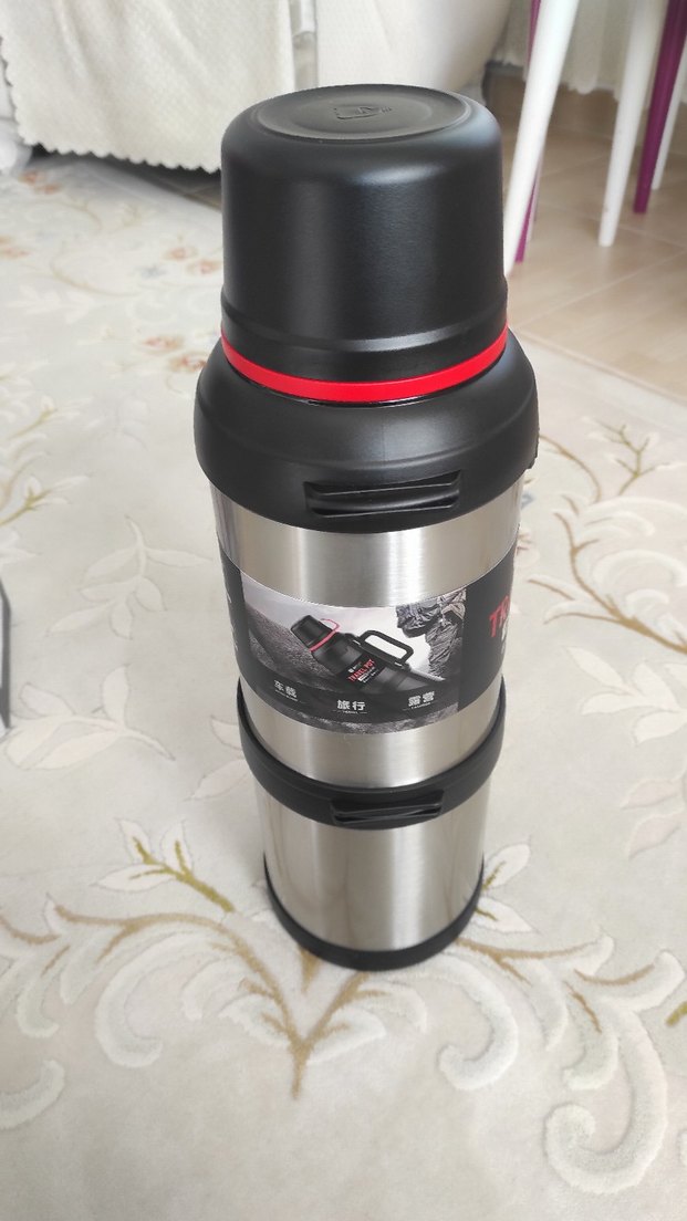 D.KADI Camel Renkli Vakumlu Termos 4000 ml - Görsel 3