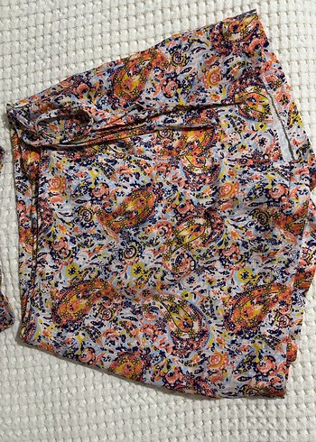 Renkli Bohem Dantel Detaylı Mini Tulum - Görsel 3