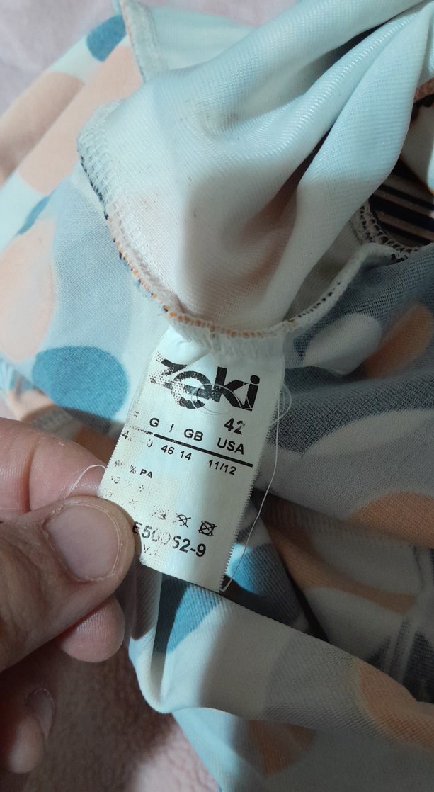 Düğmeli Retro Puantiyeli Kadın Mayo - Görsel 4