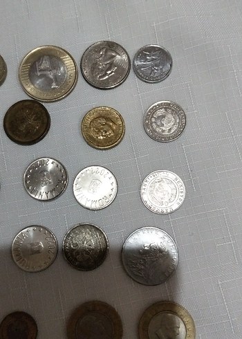 Farklı Metal Paralar Koleksiyonu - Görsel 6