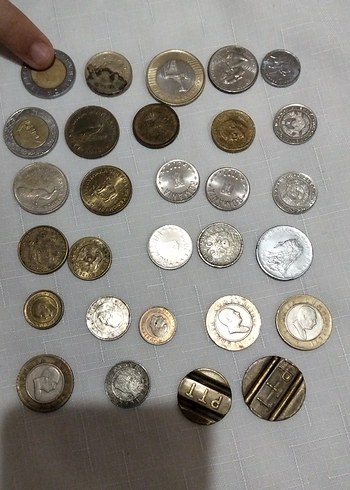 Farklı Metal Paralar Koleksiyonu - Görsel 3