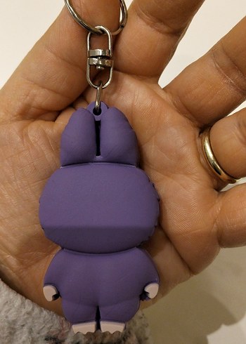 Mor Kayışlı Kadın Anahtarlık - Görsel 3