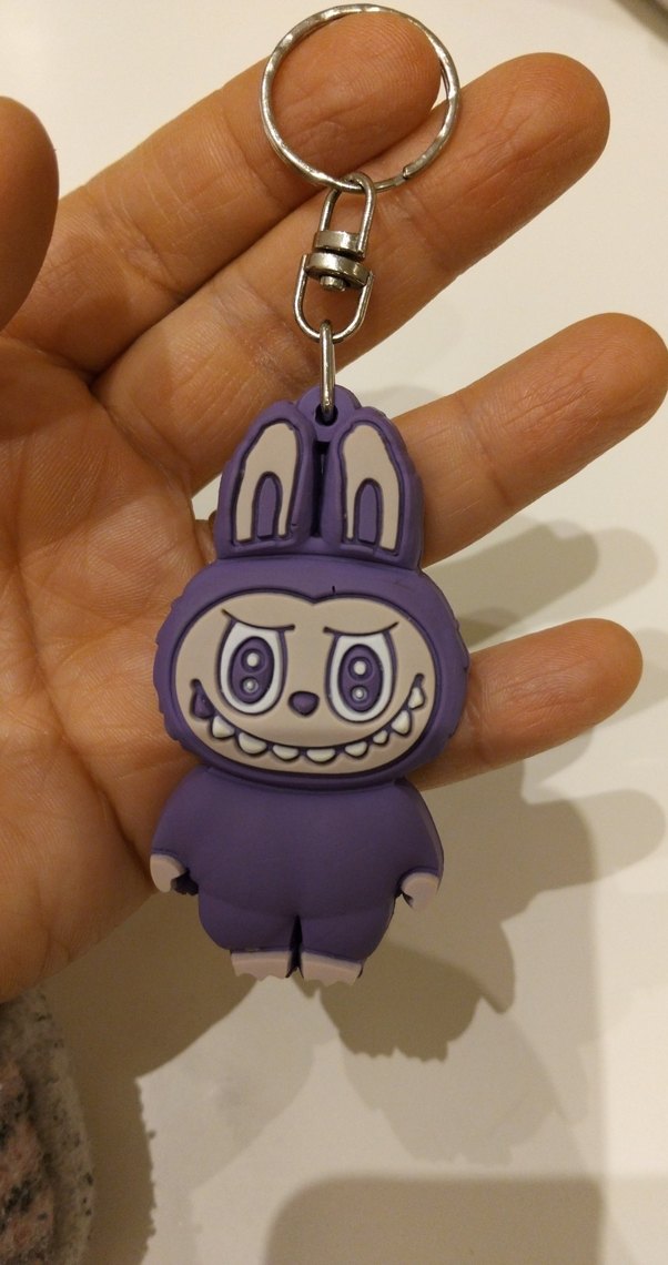 Mor Kayışlı Kadın Anahtarlık - Görsel 2