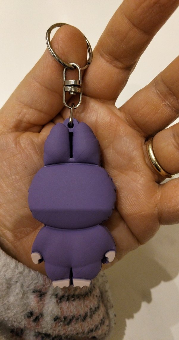 Mor Kayışlı Kadın Anahtarlık - Görsel 3