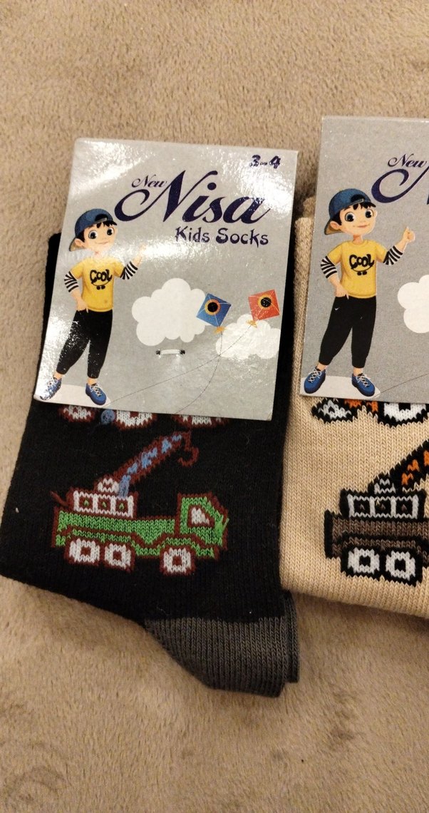 Erkek Çocuk Çok Renkli Baskılı Çorap Seti - Görsel 2