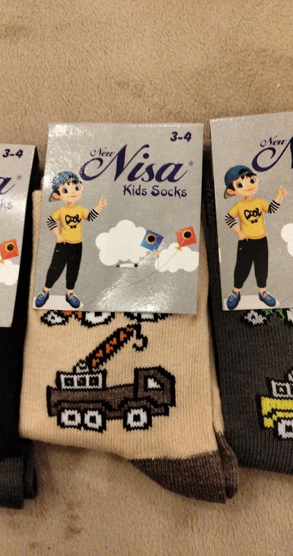 Erkek Çocuk Çok Renkli Baskılı Çorap Seti - Görsel 3