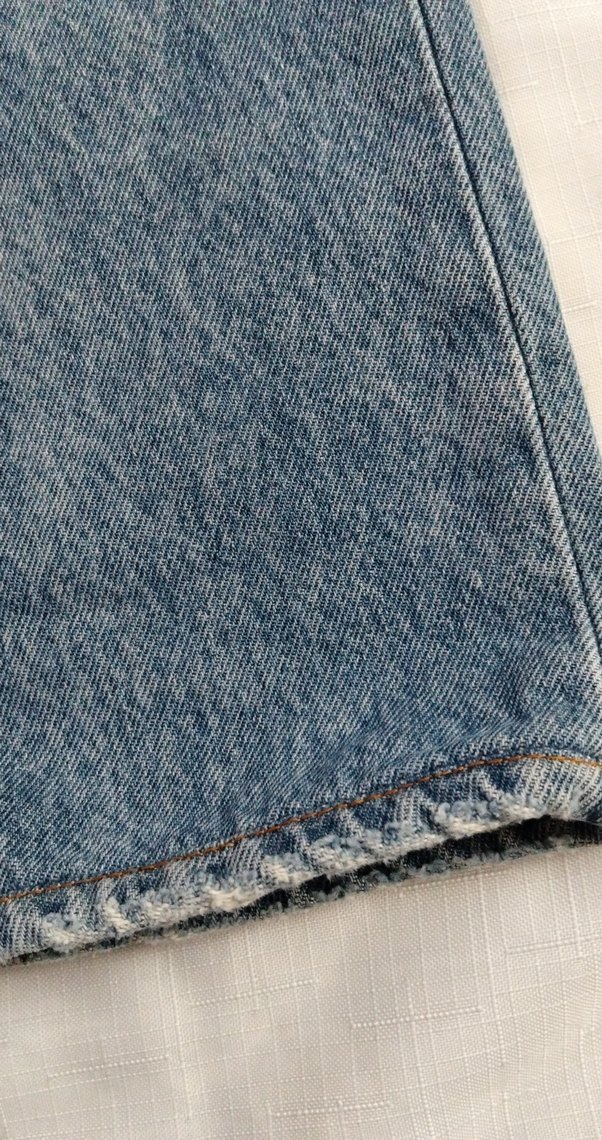 Gri tonlu bol kesim midi kot pantolon - Görsel 3