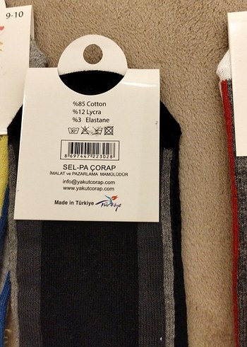 Baskılı Çok Renkli Erkek Çorabı - Görsel 5