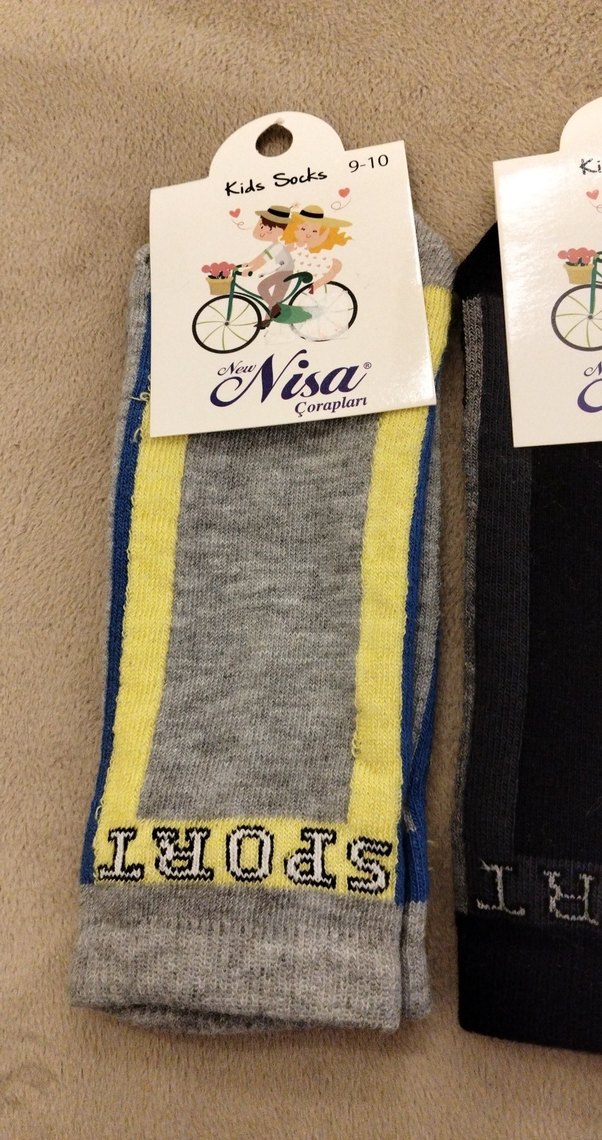 Baskılı Çok Renkli Erkek Çorabı - Görsel 2