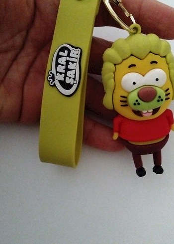 Sarı Püsküllü Renkli Kadın Anahtarlık - Görsel 4