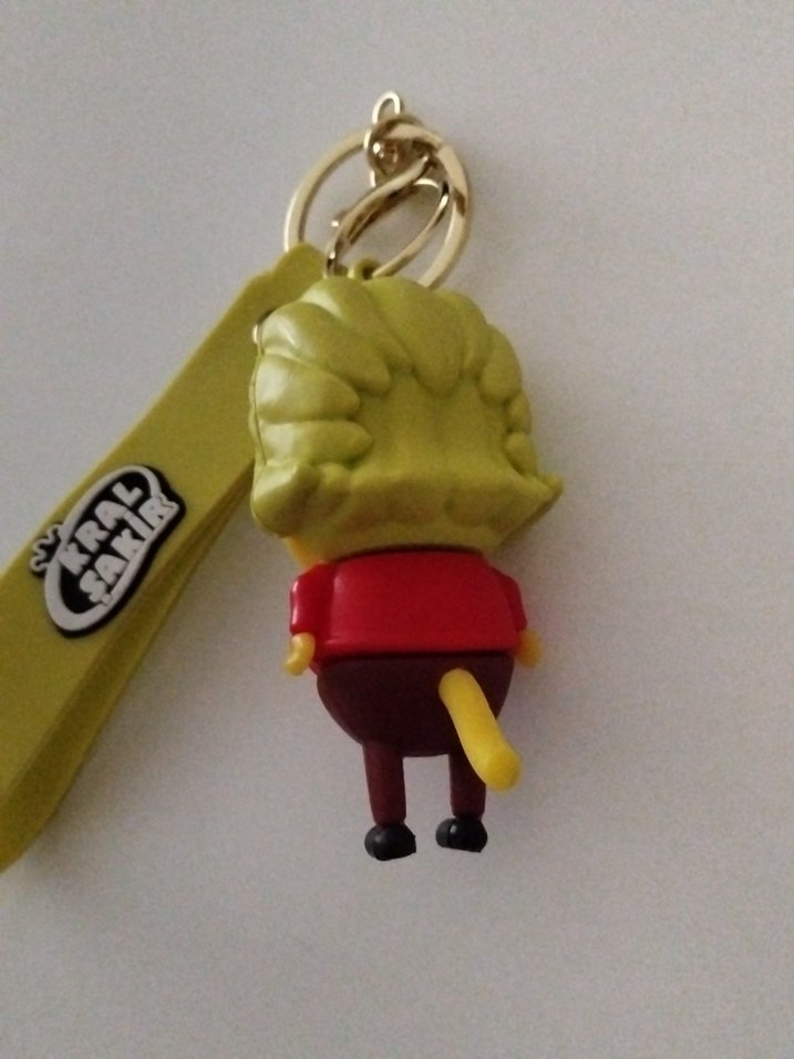 Sarı Püsküllü Renkli Kadın Anahtarlık - Görsel 2