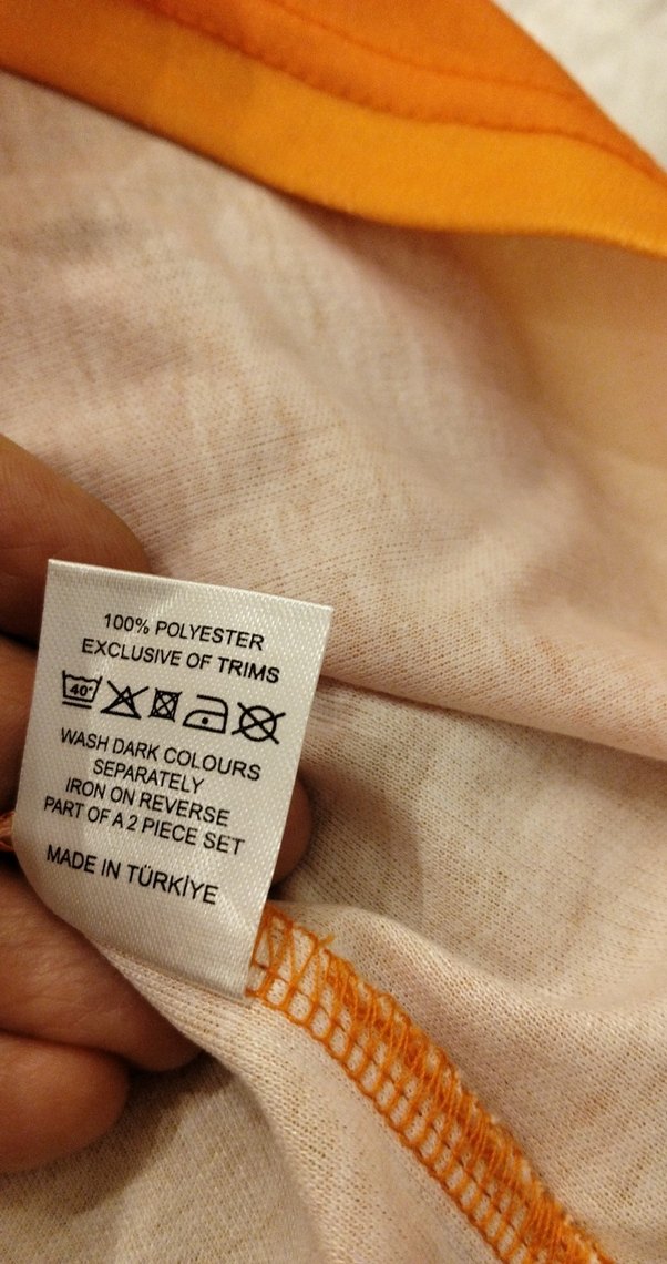 Turuncu Gupi Baskılı Tişört - Görsel 4