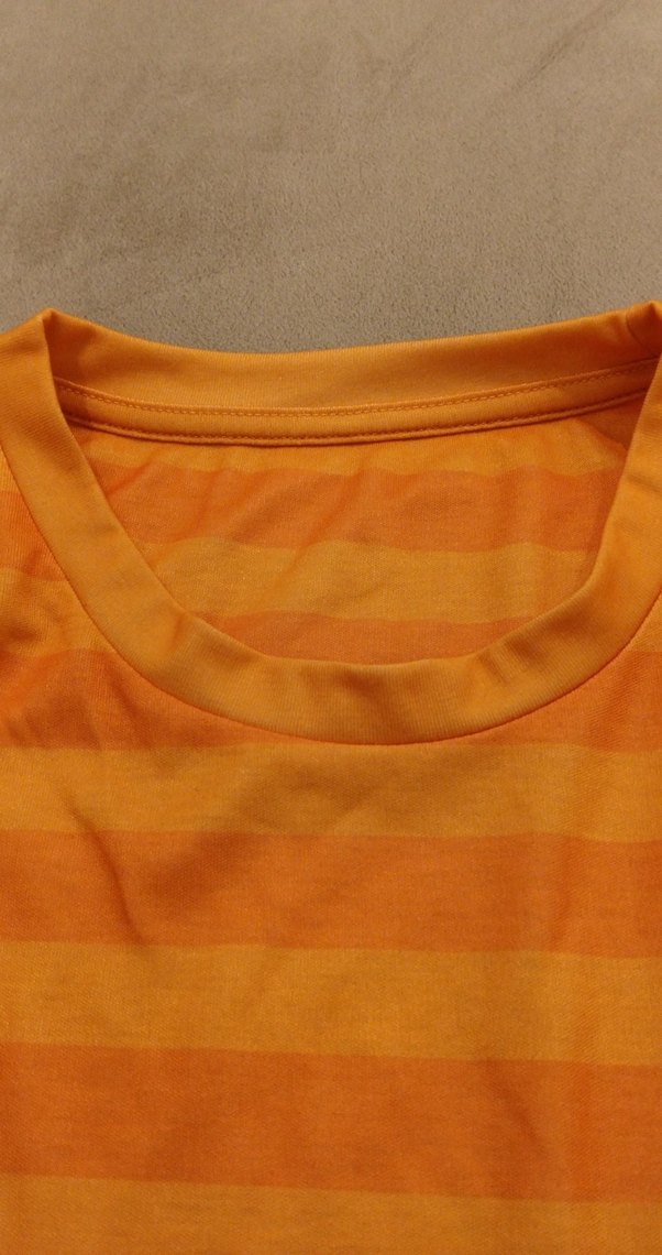 Turuncu Gupi Baskılı Tişört - Görsel 5