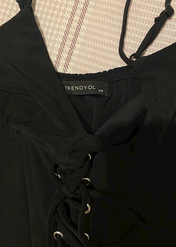 Siyah Citcitli Korse Body - Görsel 2