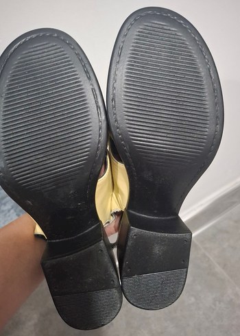 Sarı Kadın Topuklu sandalet