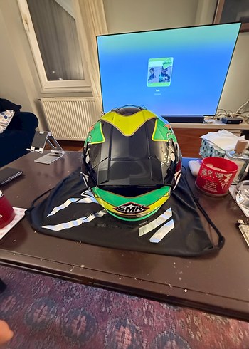 SMK M Beden Kapalı Motosiklet Kaskı - Görsel 3